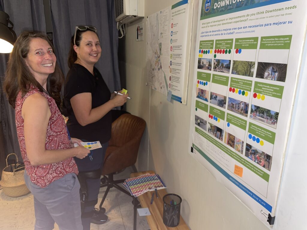 staff review Downtown Master Plan information. 