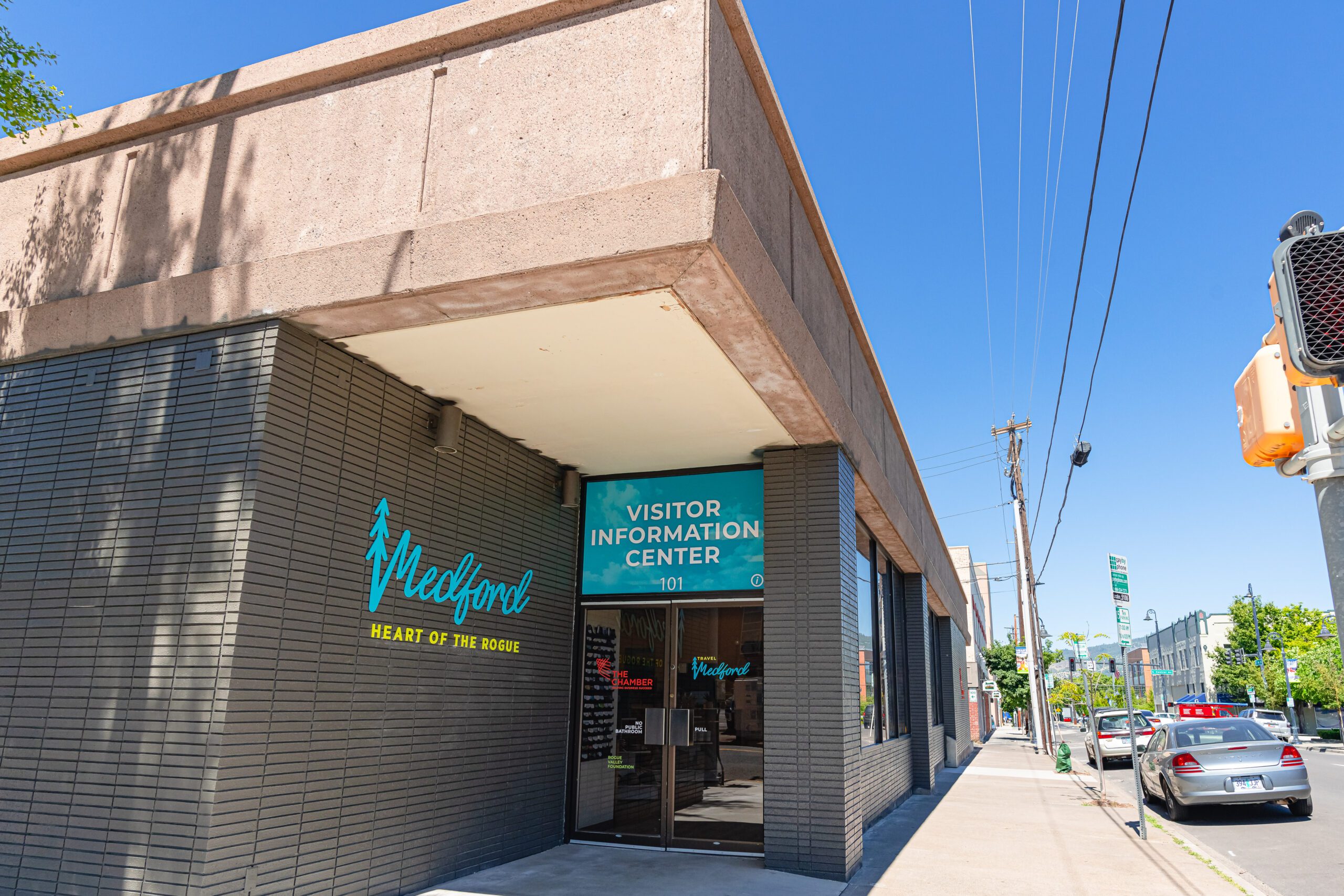 Travel Medford's offices are located inside the Medford Chamber of Commerce.